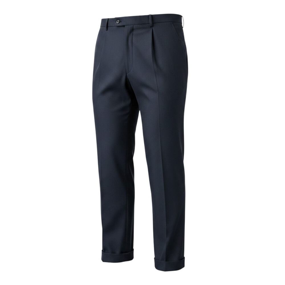 Braggi Louis Raphael Men's Black Pleated Dress Pants 36x29